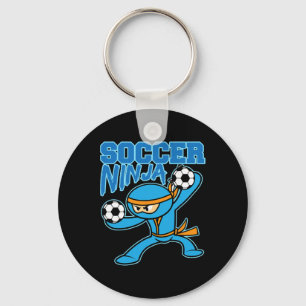 Soccer Ninja Player Cute Footll Lovers Funny Gift Key Ring