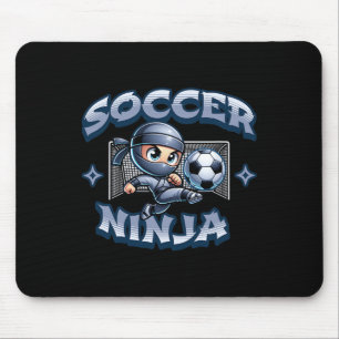Soccer Ninja Player Martial Arts Karate Mouse Pad