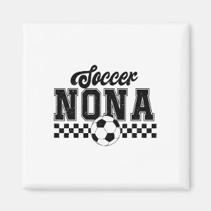 Soccer Nona Soccer Player Nona Magnet