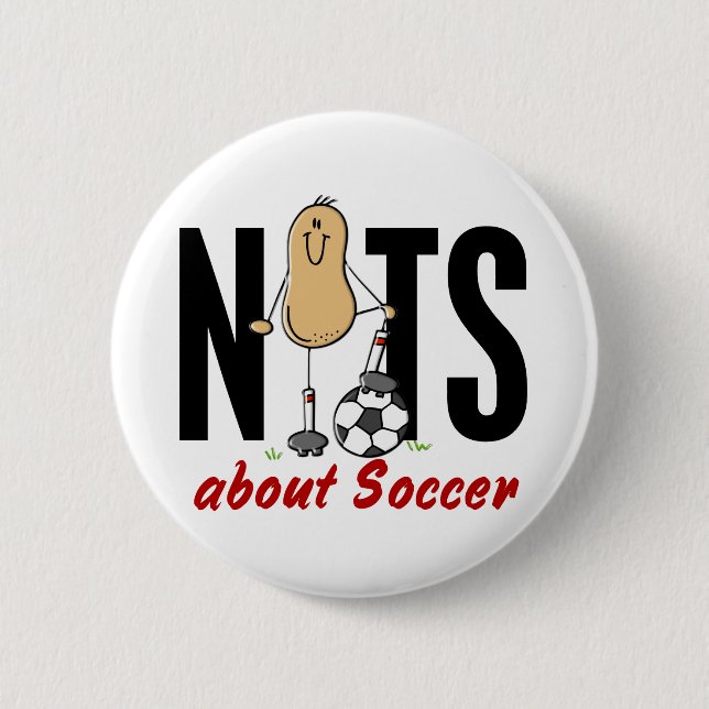 Soccer Nut 2 6 Cm Round Badge (Front)