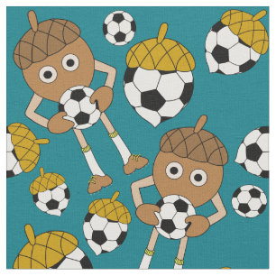 Soccer Nut Pattern Fabric