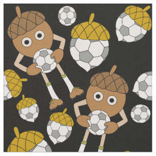 Soccer Nut Pattern Fabric