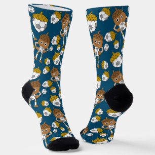 Soccer Nut Pattern Socks
