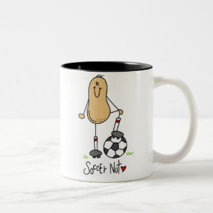 Soccer Nut T-shirts and Gifts Two-Tone Coffee Mug