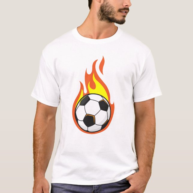 Soccer on Fire T-Shirt (Front)