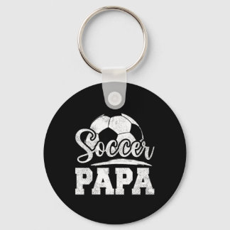 Soccer Papa Soccer Player Game Day Father's Day  Key Ring