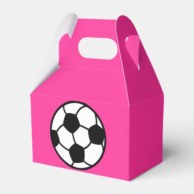 Soccer Party Favour Box, Birthday Favour Box (Front Side)