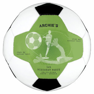 Soccer Party Game Day Pitch Birthday Party Ball