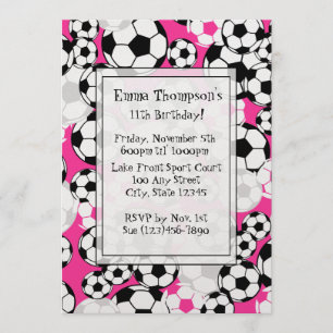 Soccer Party Invitation