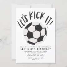 Soccer Party Invite