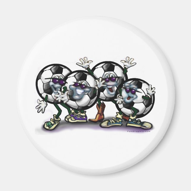 Soccer Party Magnet (Front)