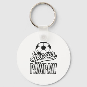 Soccer Pawpaw Vintage Engraving Shirt Design_1 Key Ring