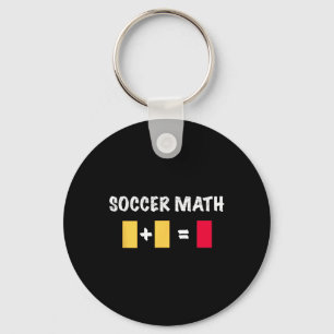 Soccer Penalty Yellow Card + Yellow Card Equals Re Key Ring
