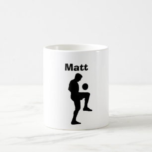"Soccer" Personalised Mug (male)