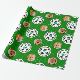 Soccer Photo Moment Wrapping Paper