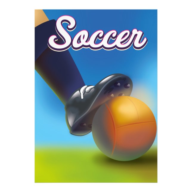 Soccer Photo Print (Front)