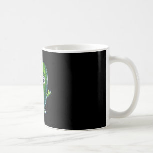 Soccer Pickle Mascot Cute Cartoon Footll Humour Coffee Mug