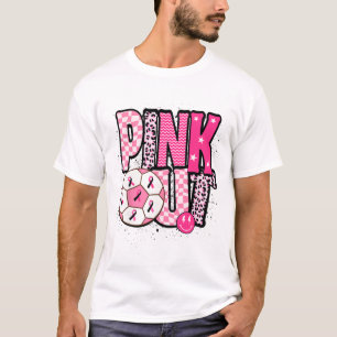 Soccer Pink Out Breast Cancer Awareness Kick For A T-Shirt