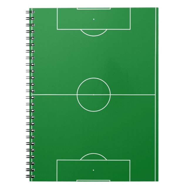 soccer pitch (campo di calcio) notebook (Front)