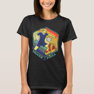 Soccer & Pizza Football Italian Pasta Foodie for T-Shirt