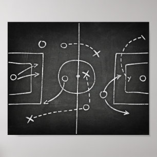 Soccer PLAYBOOK Sign Chalk Print
