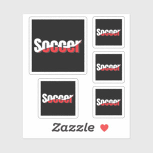Soccer Player Abstract Swish - Word Art