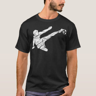 Soccer player and soccer fan motif vintage  T-Shirt