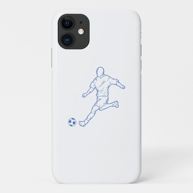 soccer player Case-Mate iPhone case (Back)