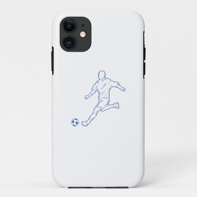soccer player Case-Mate iPhone case (Back)