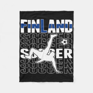 Soccer Player Chicken Nugget Playing Soccer Girls Fleece Blanket