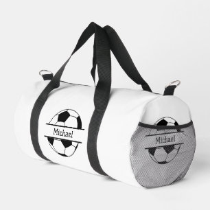 Soccer Player Coach Fan Custom Name or Team Duffle Bag