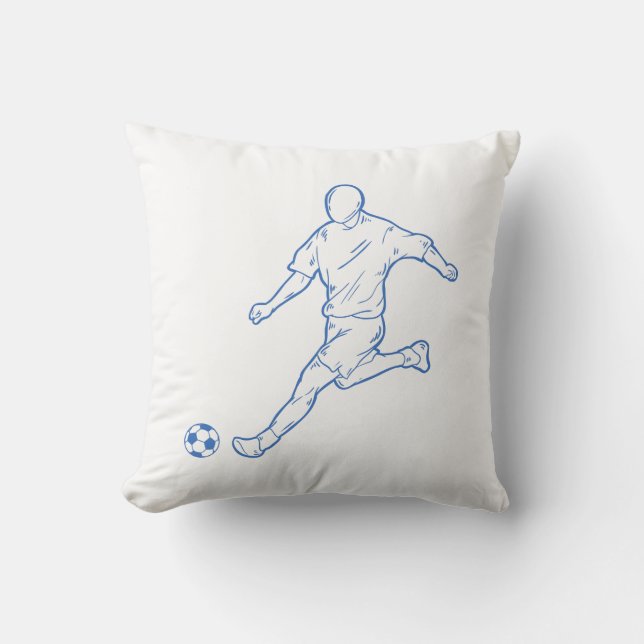 soccer player cushion (Front)