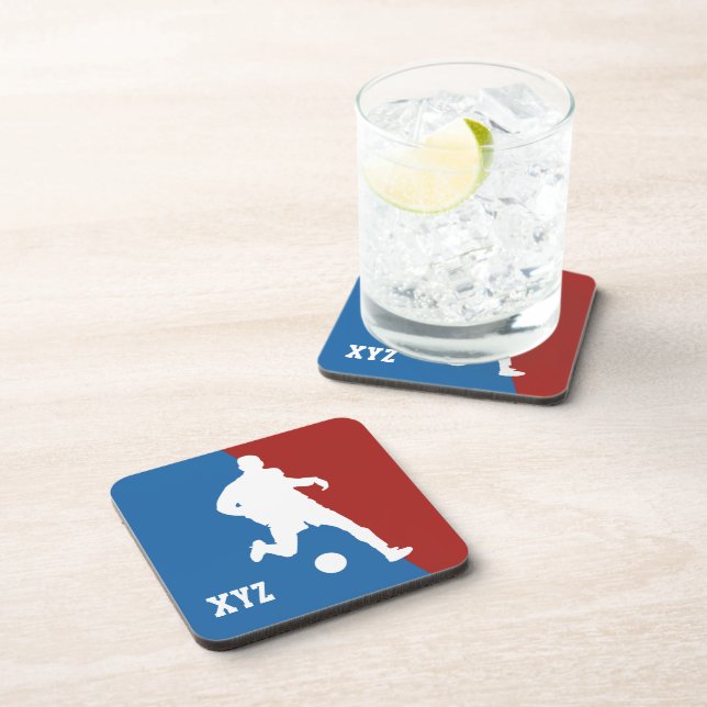 Soccer Player custom coasters (Right Side)
