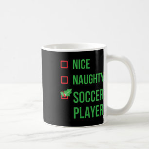 Soccer Player Funny Pajama Christmas Coffee Mug