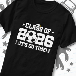 Soccer Player Graduation Class of 2026 Senior T-Shirt
