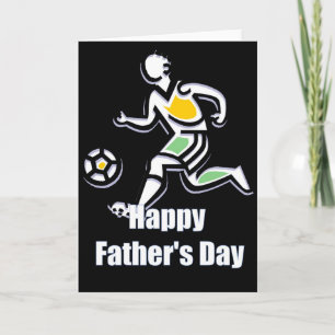 Soccer Player - Happy Father's Day Card