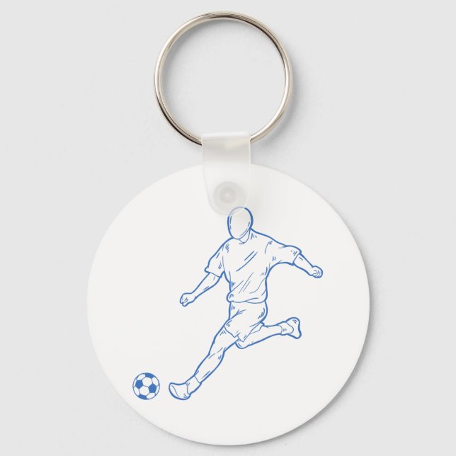 soccer player key ring (Front)