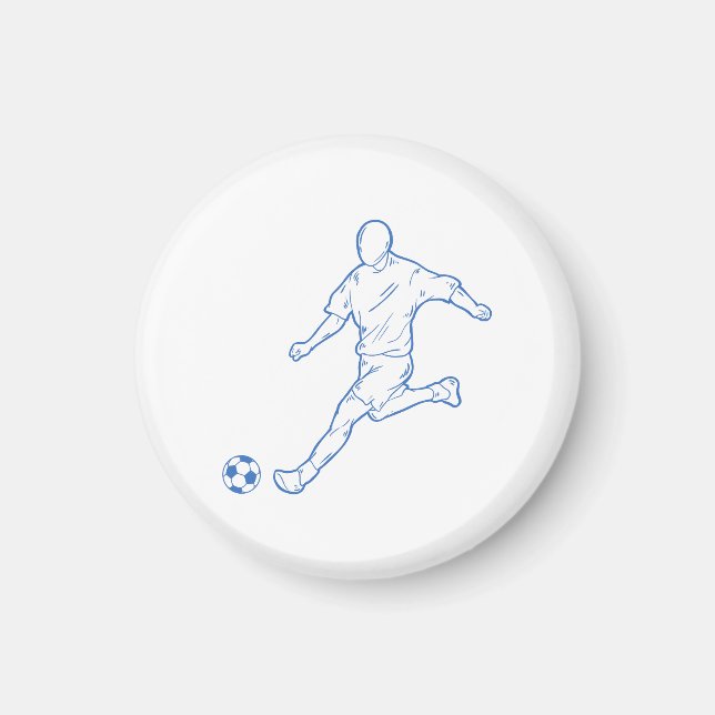 soccer player magnet (Front)