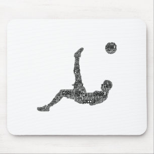 Soccer Player Men Boys Kids  Mouse Pad