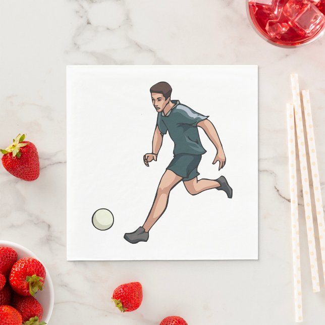 Soccer Player Napkin (Creator Uploaded)