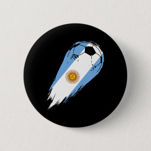 Soccer Player Of Pride Argentina 6 Cm Round Badge