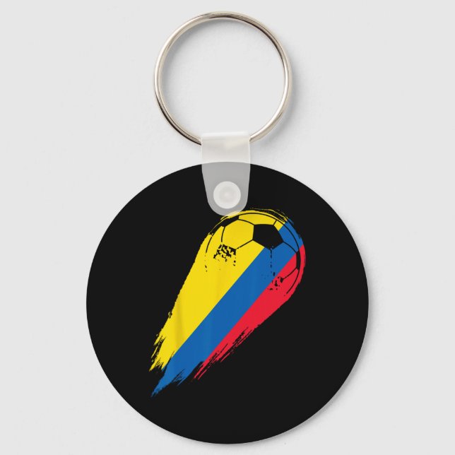 Soccer Player Of Pride Colombia  Key Ring (Front)