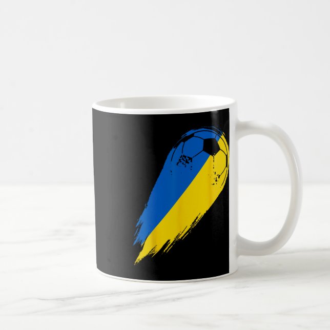 Soccer Player Of Pride Ukraine  Coffee Mug (Right)