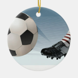 Soccer Player Ornament Template