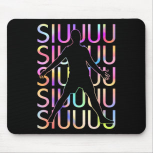 Soccer Player Siuuu Funny Soccer Football Boys Men Mouse Pad