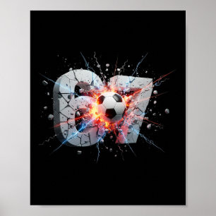 Soccer Player Soccer Lover 67 Meme Game Day Vibes Poster
