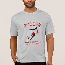 Soccer Player Sport Tshirt Add Name & Company