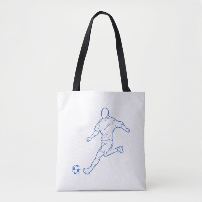 soccer player tote bag (Front)