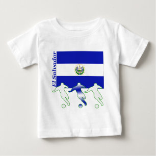 Soccer Players - El Salvador Baby T-Shirt