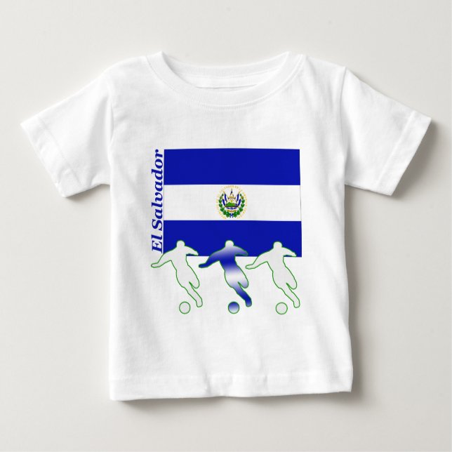 Soccer Players - El Salvador Baby T-Shirt (Front)